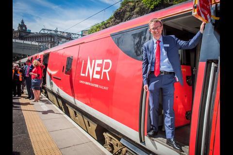David Horne remains Managing Director of the InterCity East Coast franchise following its transfer from VTEC to LNER on June 24.